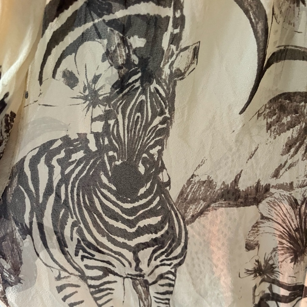 Madewell Silk Safari blouse - Picture 6 of 8